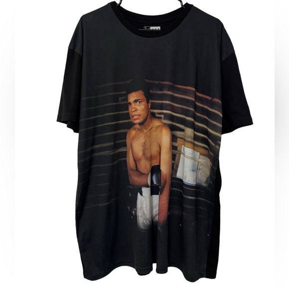 Muhammad Ali Black Short Sleeve Tee Sz XXL - Picture 2 of 11